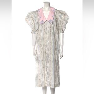 DONDOLO Paisley Print Midi Length Dress